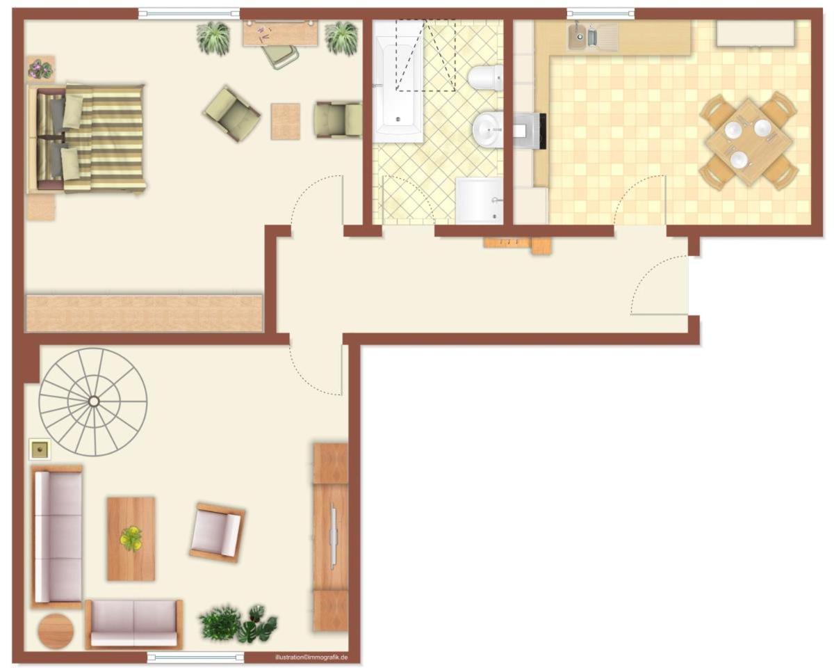 Apartament Uhlennest Rostock Zewnętrze zdjęcie